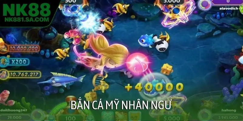 Bắn cá mỹ nhân ngư