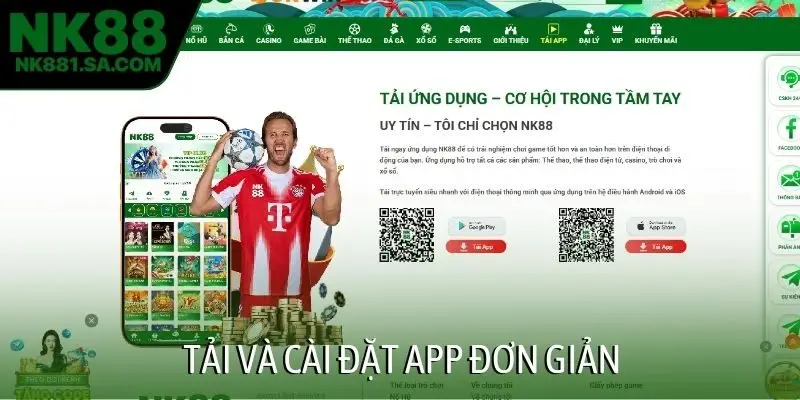 Tải và cài đặt app đơn giản